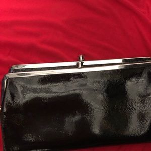 Hobo Clutch black patent